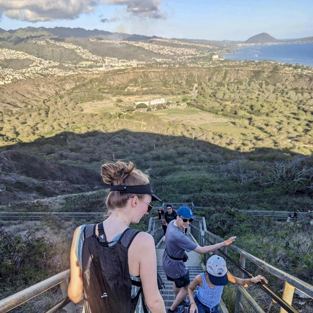 Ashley walking diamond head