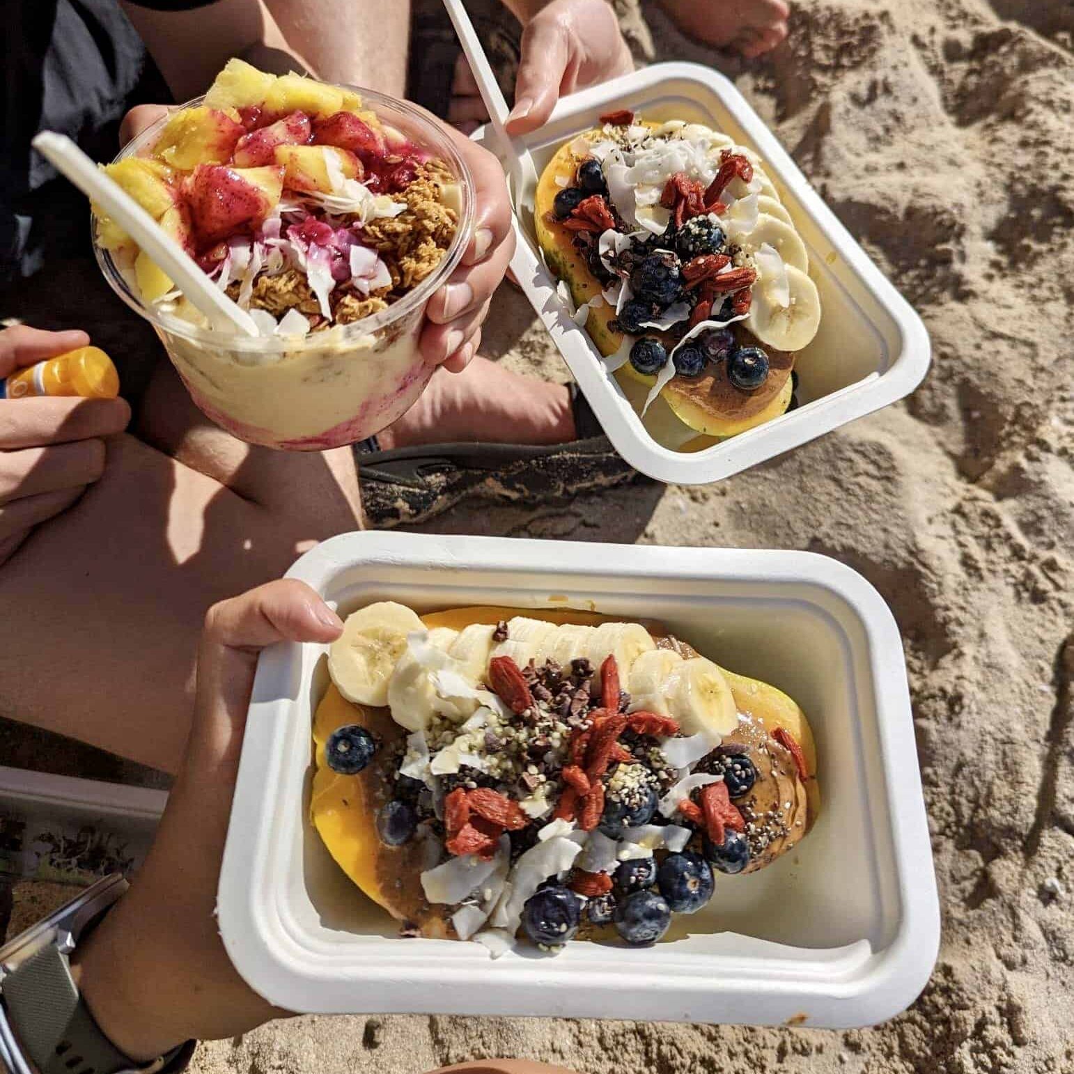 Smoothie bowls sunrise shack