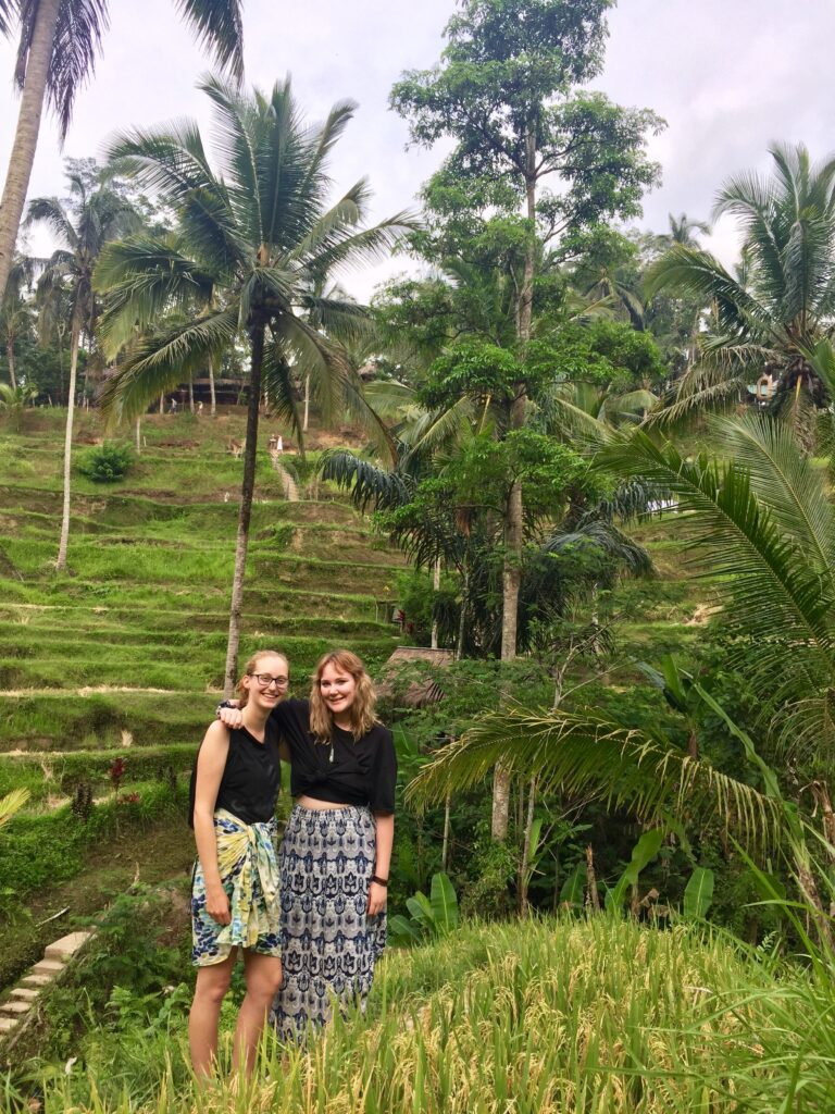 Ashley and Gabby in Bali