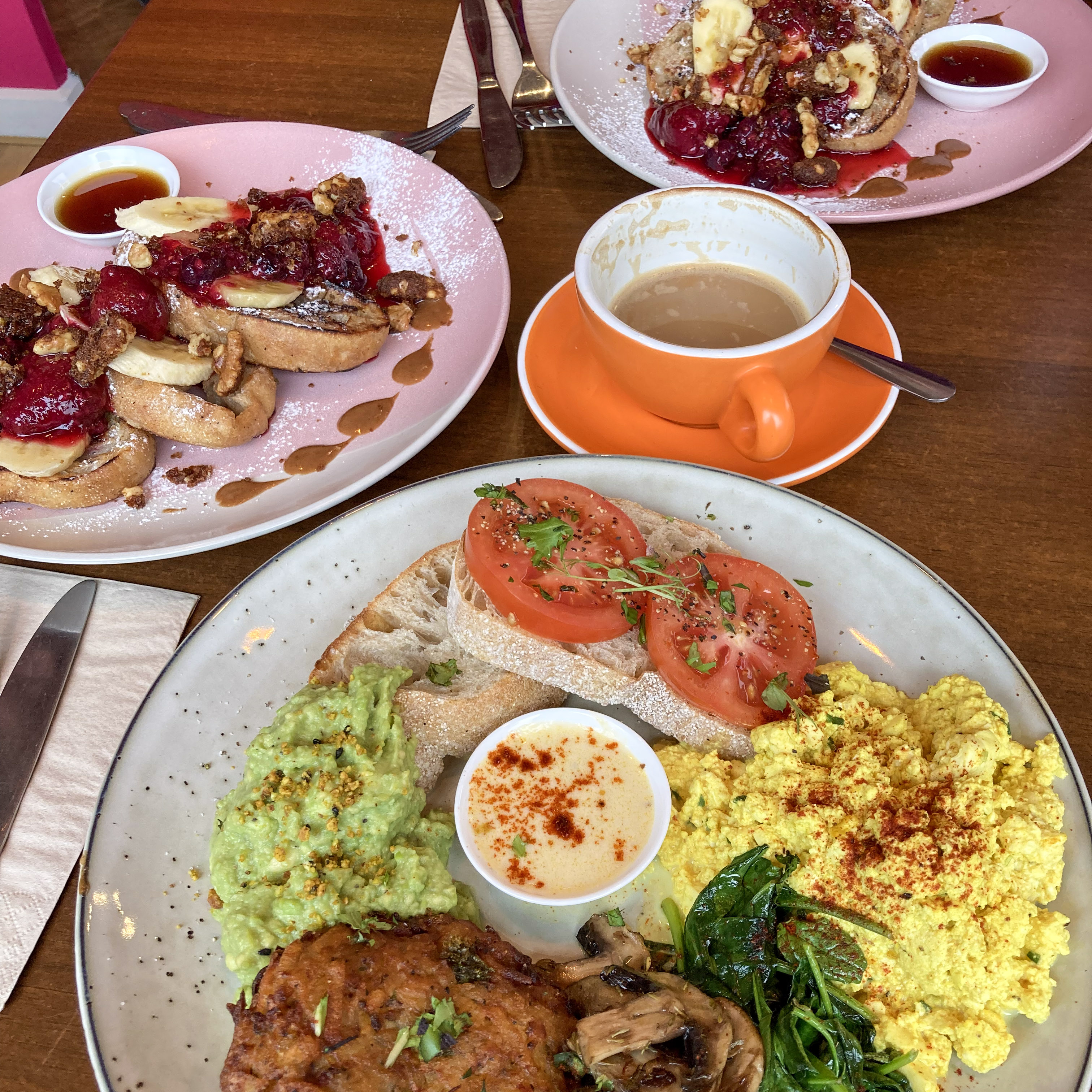 Vegan brunch at Bonobo Cafe