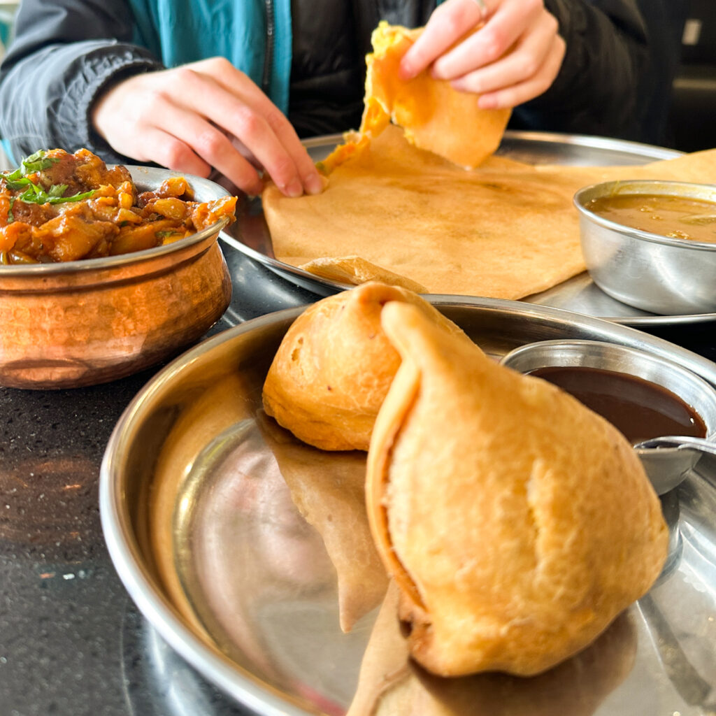 Masala Dosa from vegan menu at Bikaner