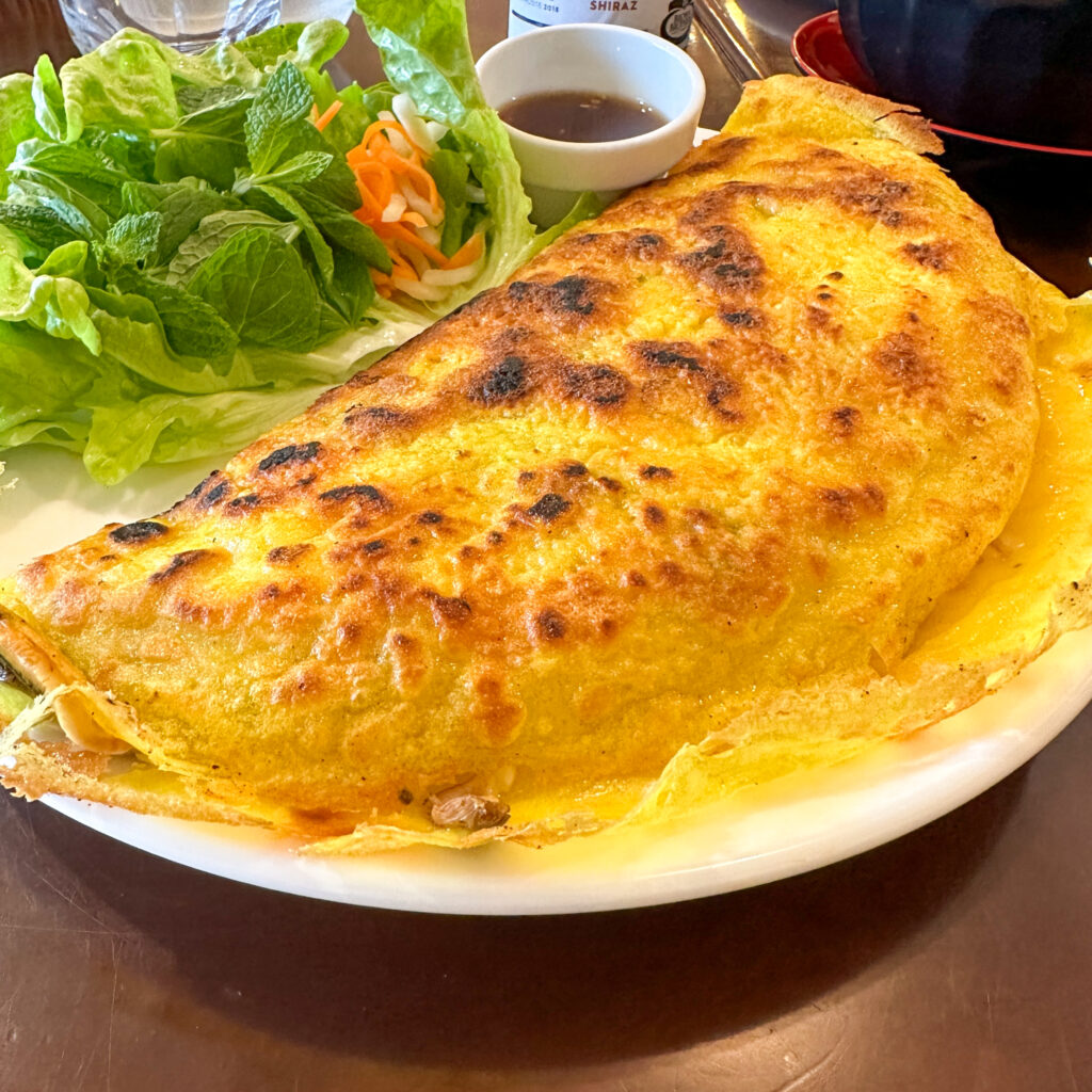 Vietnamese pancake from saigon taste wellington BYO