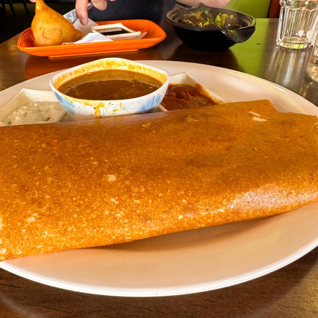 Dosa and Samosa from BailwalG Restaurant