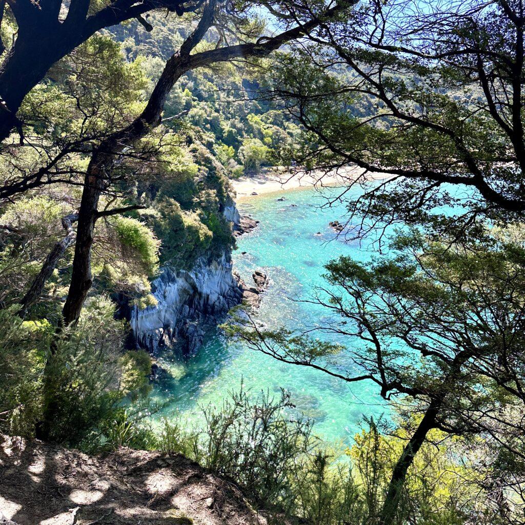 Abel Tasman Great Walk light blue beach