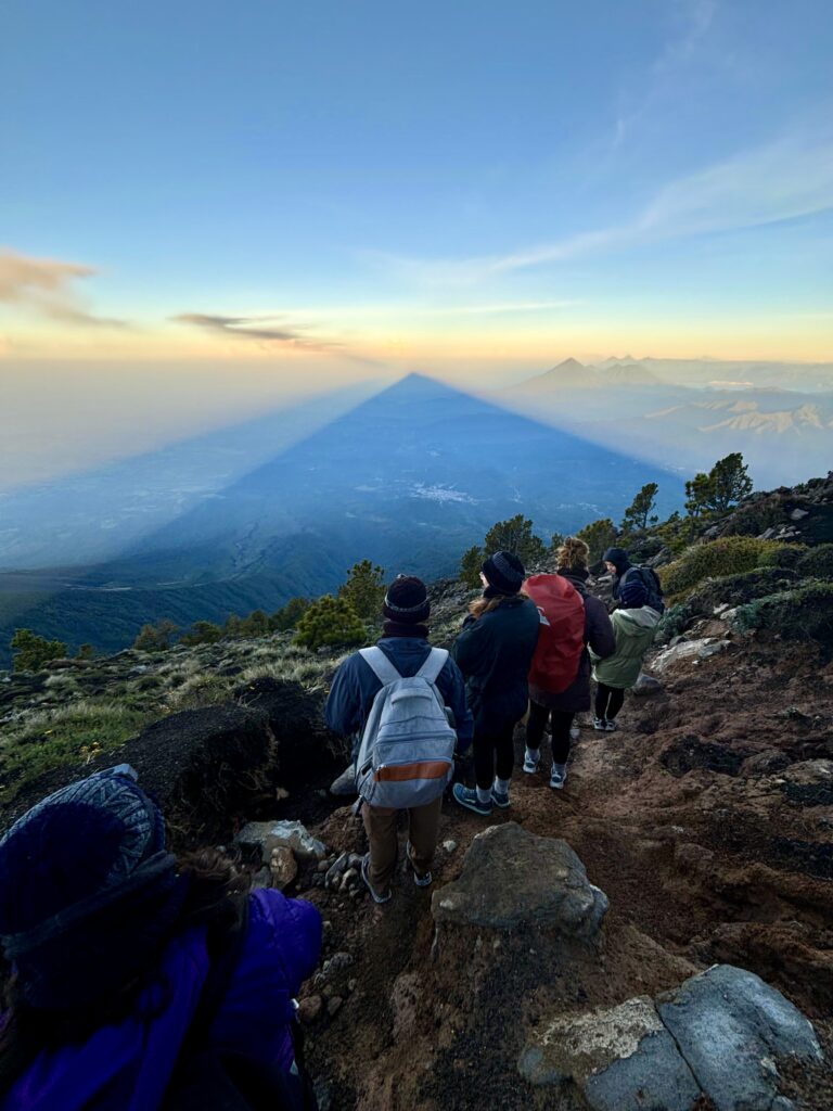 Acatenango Volcano Hike sunrise view 